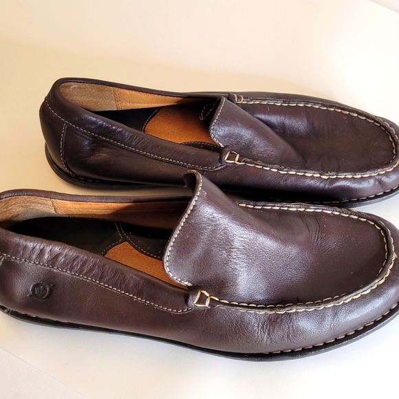 Born Other - Men's Born Leather Loafer Slip-on Shoes size 10.5  (44.5)